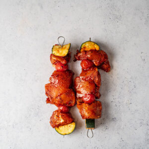 Brochetas de pollo con pimentón de Ezpeleta