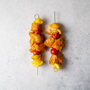 Brochetas de pollo con Tomillo-Limón