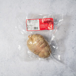 Bull blanco con lengua