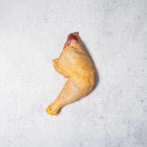 Muslo de pollo de corral